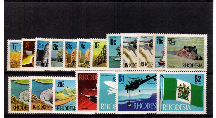 superb unmounted mint set of 19