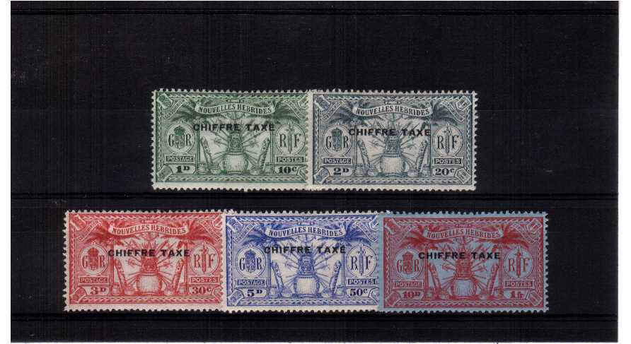 fine mounted mint set of 5