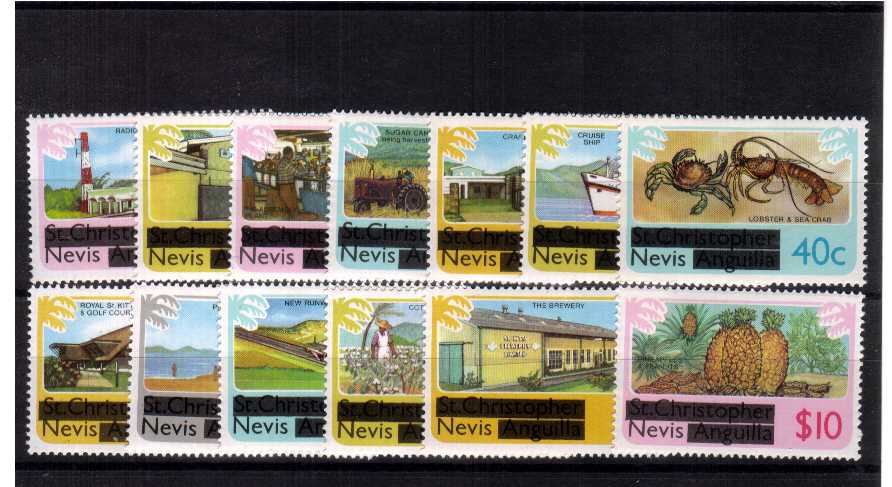superb unmounted mint set of 13