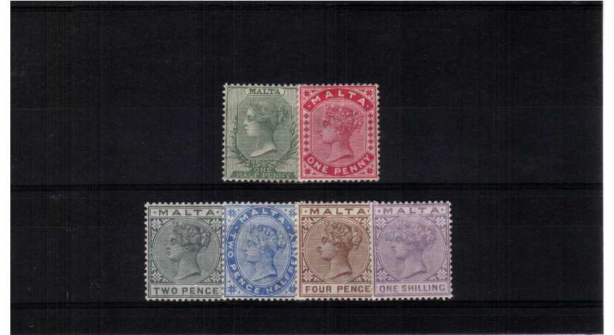fine mounted mint set of 6