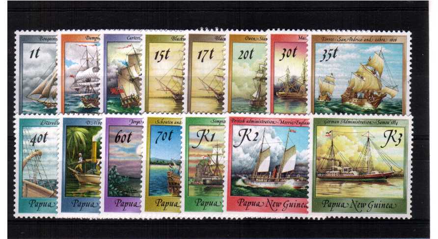 Ships - A superb unmounted mint set of fifteen.<br><b>ZJZ</b>