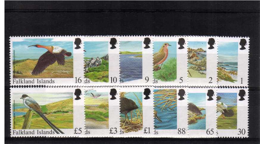 Rare Visiting Birds set of twelve superb unmounted mint.<br><b>XLX</b>