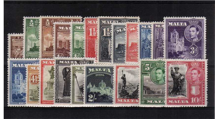 A superb unmounted mint set of twentyone.<br/><b>BBH</b>