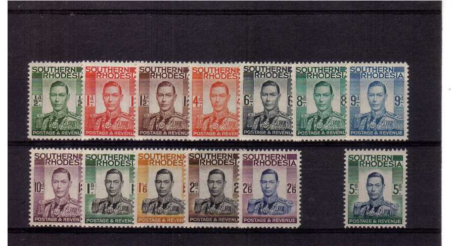 A superb unmounted mint set of thirteen.<br/><b>QJQ</b>