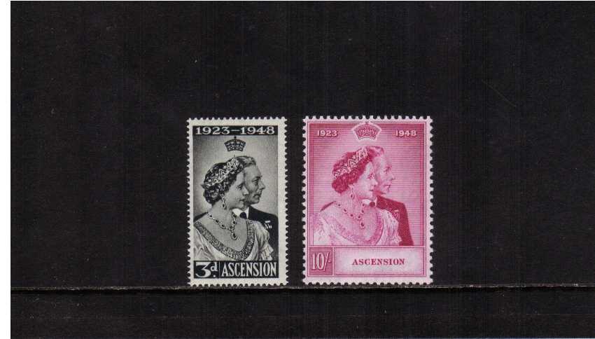 The 1948 Royal Silver Wedding set of two superb unmounted mint.<br/><b>SEARCH CODE: 1948RSW</b><br/><b>QBX</b>