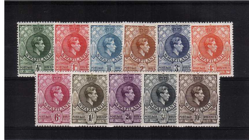 A superb unmounted mint basic perforations set of eleven.<br><b>XWX</b>