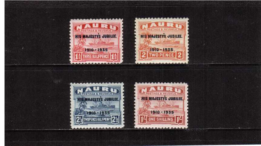 Silver Jubilee set of four superb unmounted mint.<br/><b>SEARCH CODE: 1935JUBILEE</b><br><b>ZHZ</b>