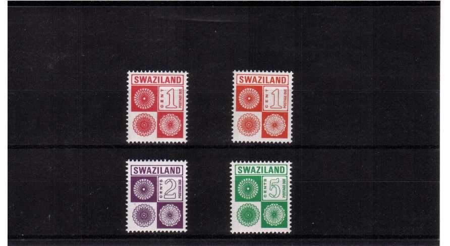 superb unmounted mint set of 4