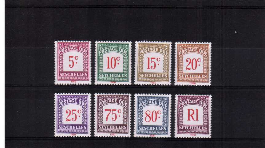 Postage Due set of eight superb unmounted mint.