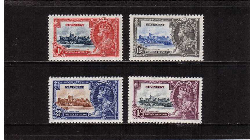 Silver Jubilee set of four superb unmounted mint.<br/><b>SEARCH CODE: 1935JUBILEE</b><br><b>BBJ</b>