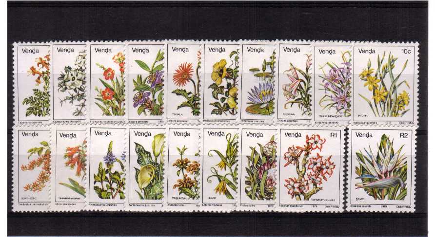 A superb unmounted mint set of nineteen.