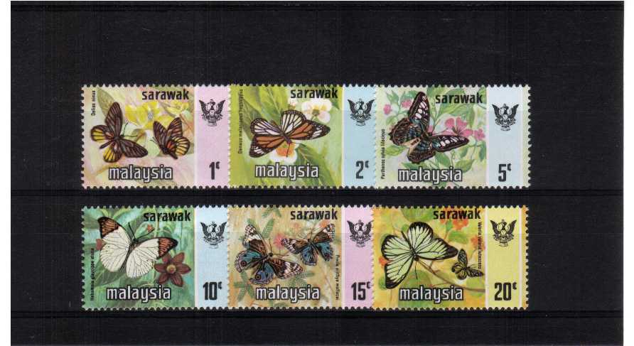 Butterflies - superb unmounted mint set of six.<br/><b>QTQ</b>