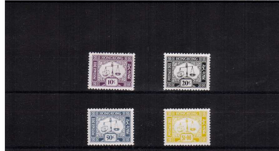 Postage Due set of four on Chalky Paper superb unmounted mint.