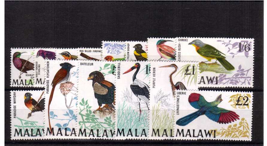 The ''Birds'' set of fourteen superb unmounted mint.<br><b>ZGZ</b>