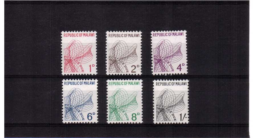 superb unmounted mint set of six.