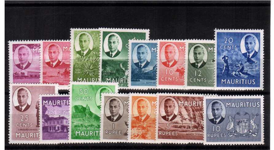 A superb unmounted mint set of fifteen.<br><b>QMQ.</b>