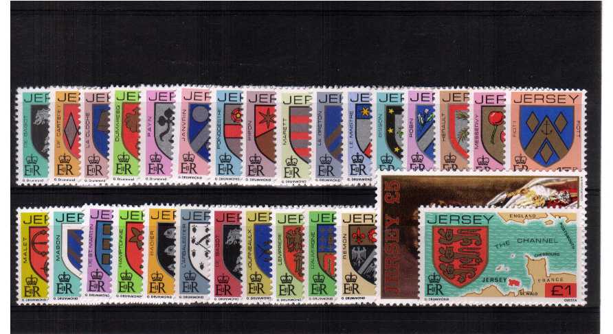 A superb unmounted mint set of twenty-nine