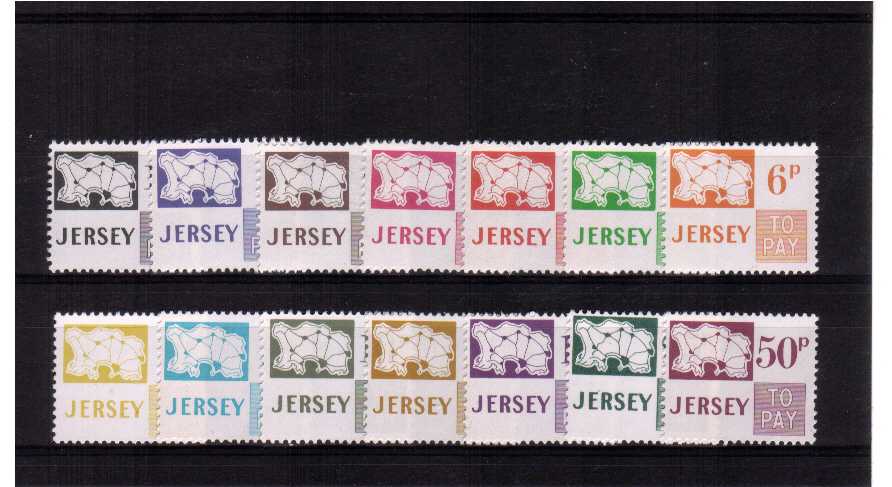 superb unmounted mint set of 14