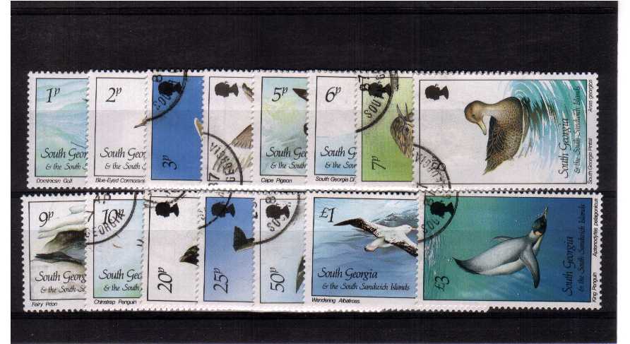 Birds - A superb fine used set of fifteen