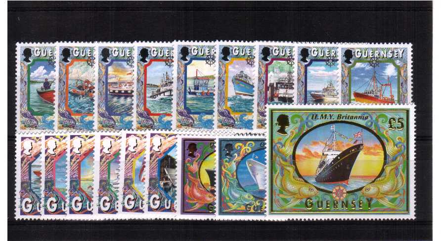 A superb unmounted mint set of nineteen.