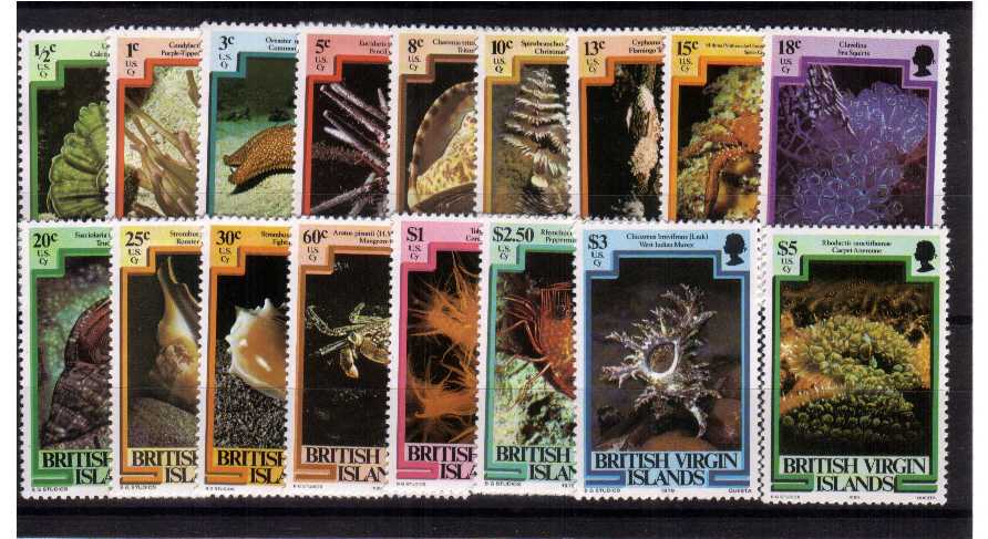 Superb unmounted mint set of seventeen.