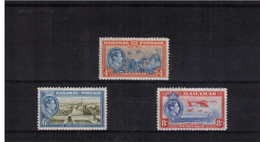 Lightly mounted mint set of three.<br/><b>BBD</b>