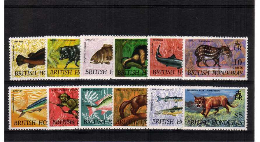 Animals - Superb unmounted mint set of twelve.<br/><b>AQB</b>