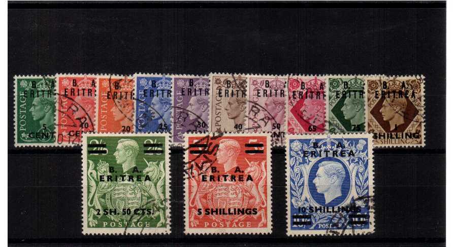 Superb fine used set of thirteen.<br/><b>AQC</b>