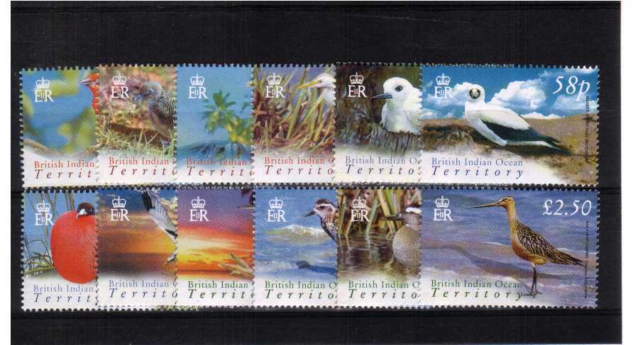 Birds - A superb unmounted mint set of twelve