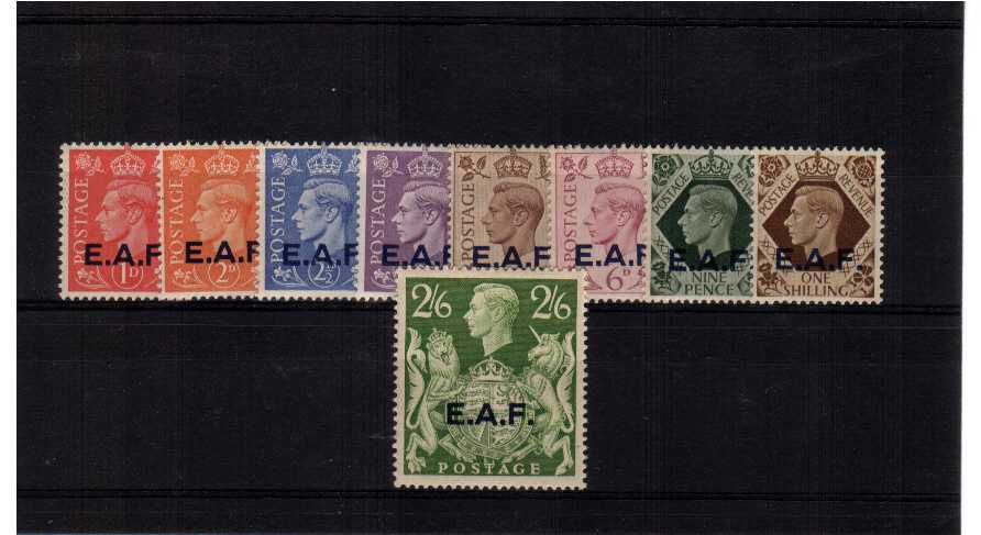 A good lightly mounted mint set of nine.<br/><b>QQL</b>