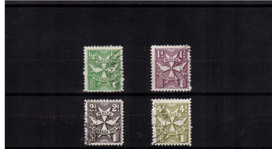 Postage Due - Line Perforation 12 - Superb fine used set of four.Scarce set!<br/><br/>
<b>NYQ08</b>