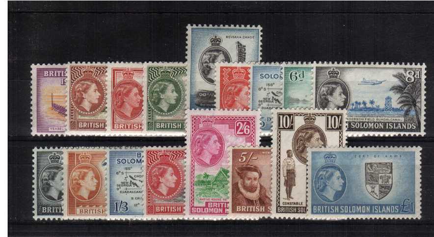 A superb unmounted mint set of seventeen.<br/><b>XGX</b>