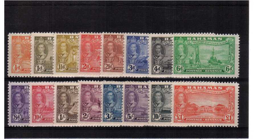 A fine lightly mounted mint set of sixteen.<br/><b>BBP</b>