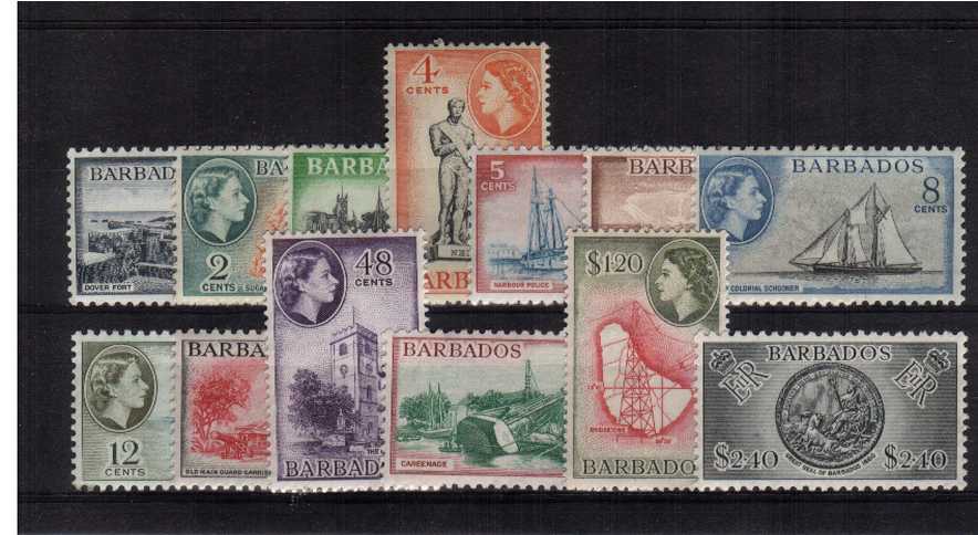 Superb unmounted mint set of thirteen.<br/><b>UEU</b>