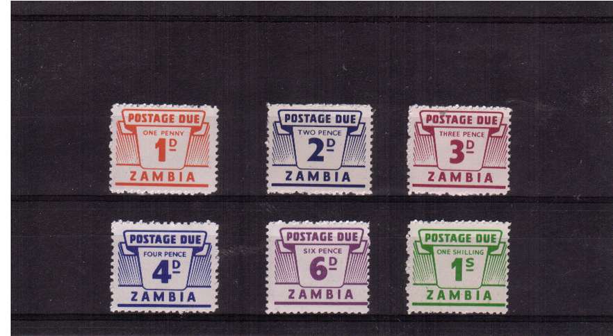 POSTAGE DUE set of six superb unmounted mint