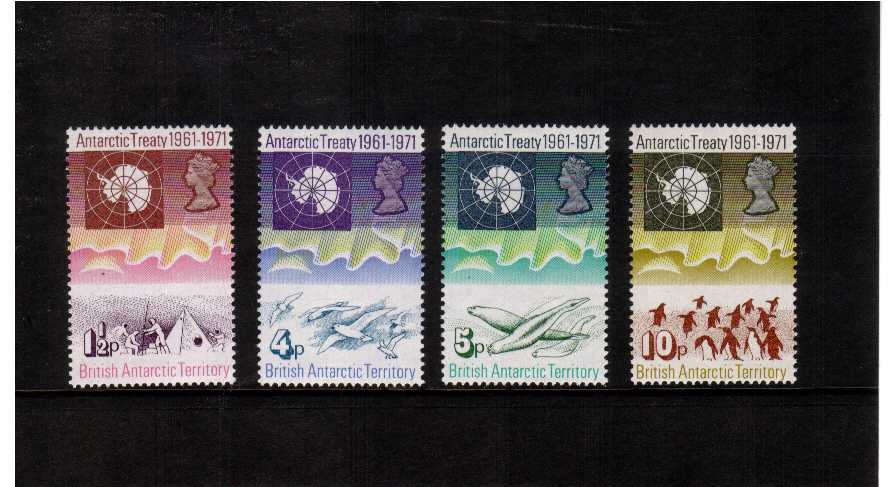 Treaty superb unmounted mint set of four.<br/><b>QDX</b>