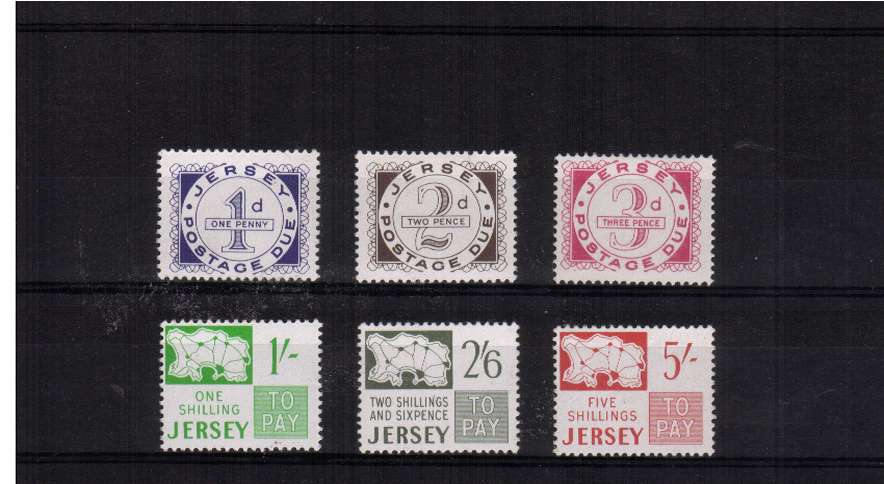 A fine lightly mounted mint set of six