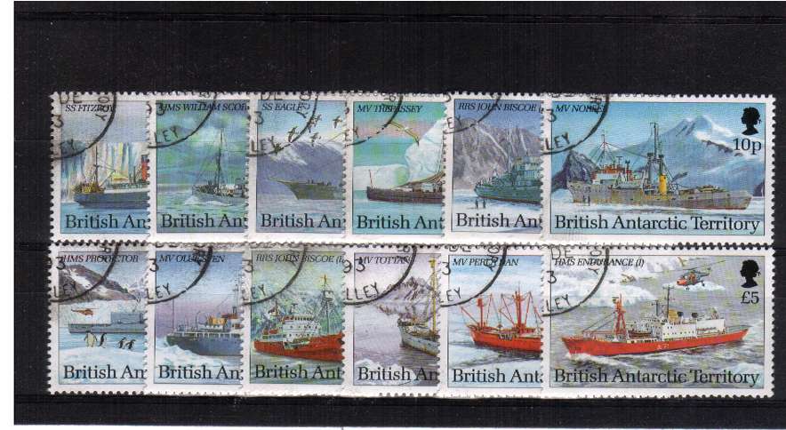 Ships - A superb fine used set of twelve.<br/><br/>
<b>YQN</b>