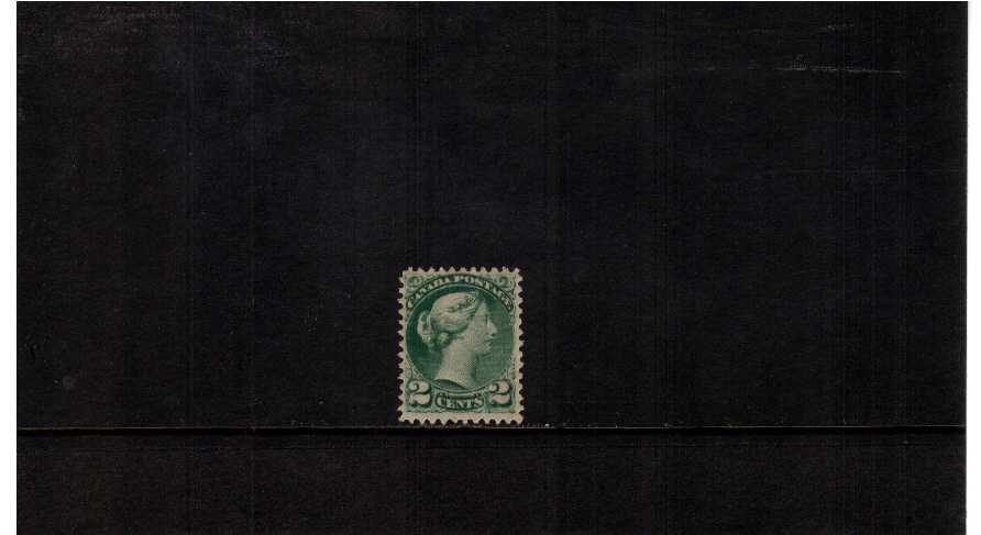 2c Deep Green ''Small Queen''<br/>
A  very fresh lightly mounted mint single with just a trace of a hinge mark. Lovely!