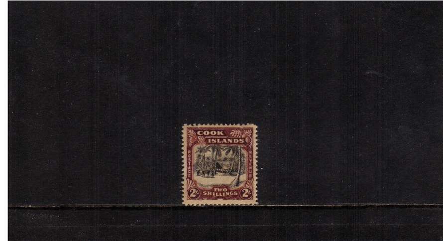 2/- odd value definitive single lightly mounted mint