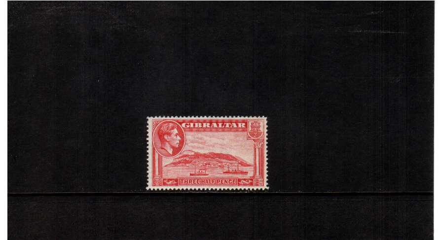 1d Carmine -  perforation 14 - superb unmounted mint single