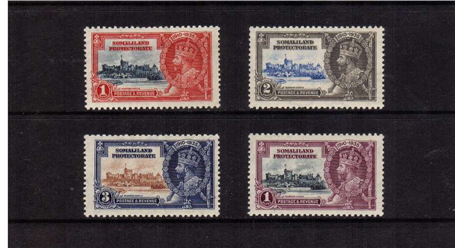 Silver Jubilee set of four superb unmounted mint.<br/><b>SEARCH CODE: 1935JUBILEE</b><br/><b>XZX</b>