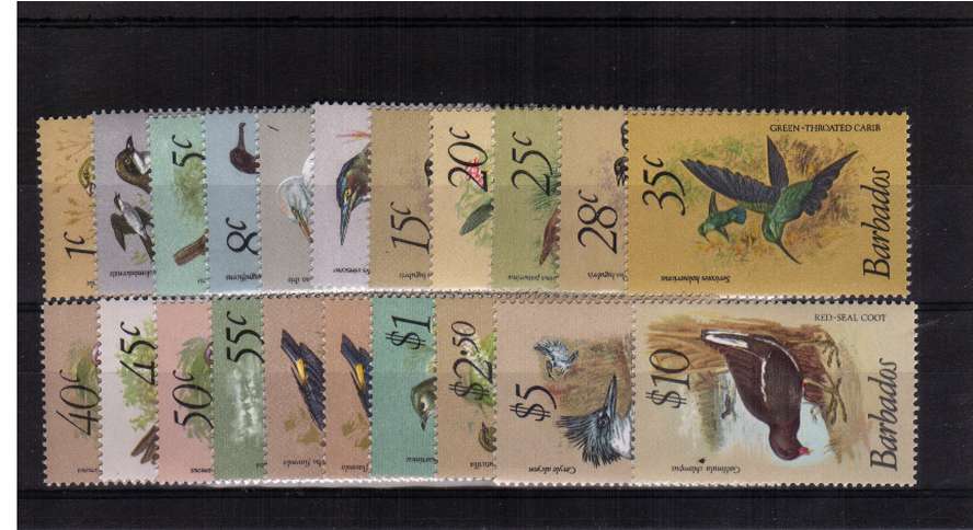 Birds - A set of twenty-one superb unmounted mint.<br/><b>ZQL</b>
