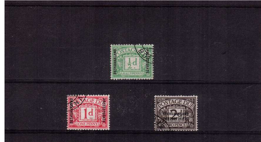 The first postage due set of three superb fine used
<br/><b>QQZ</b>
