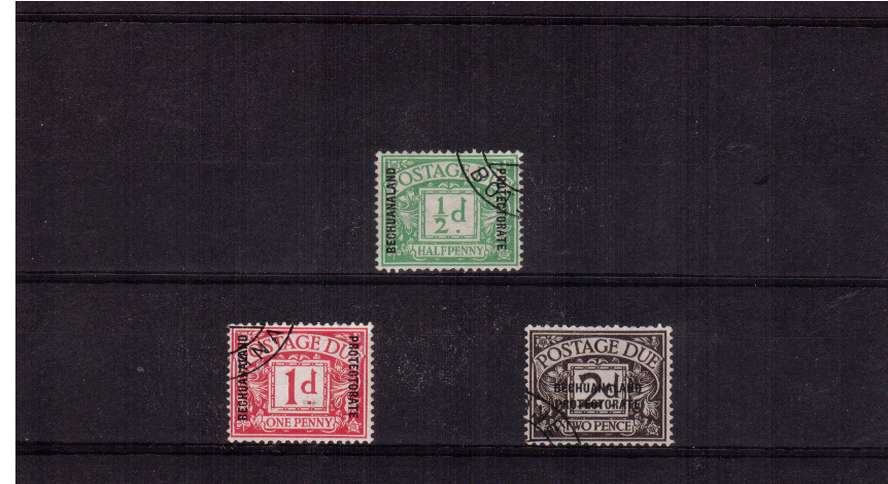 The first postage due set of three superb fine used
<br/><b>QQZ</b>