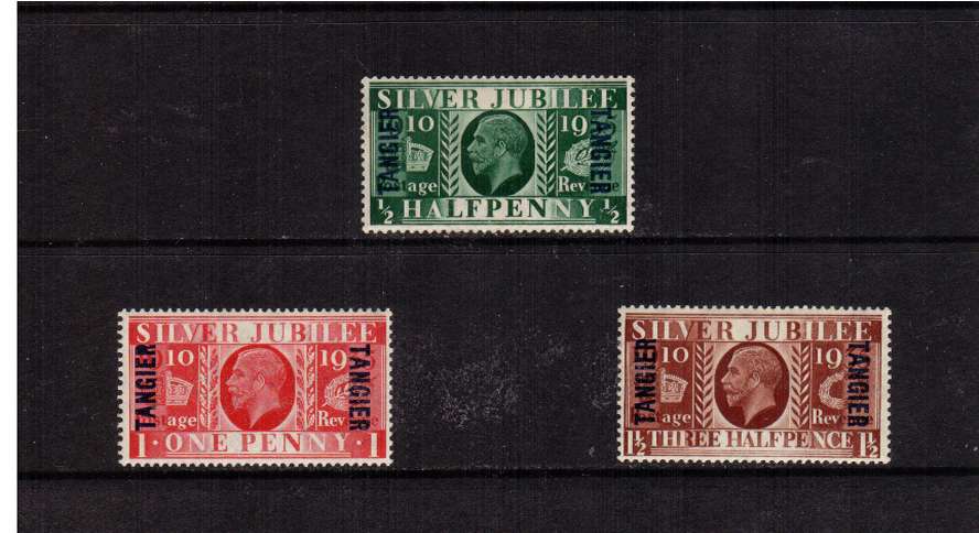 Silver Jubilee set of three lightly mounted mint.<br/><b>SEARCH CODE: 1935JUBILEE</b>