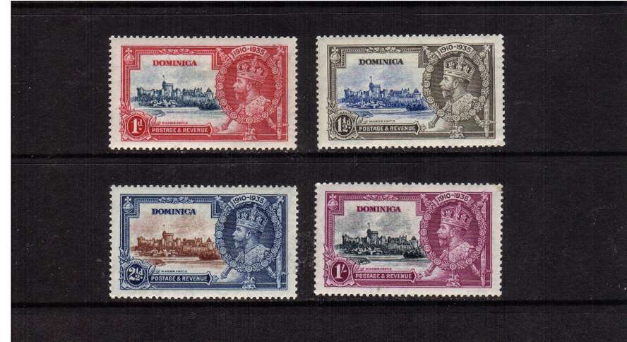 Silver Jubilee set of four lightly mounted mint.<br/><b>SEARCH CODE: 1935JUBILEE</b><br/><b>ZDZ</b>