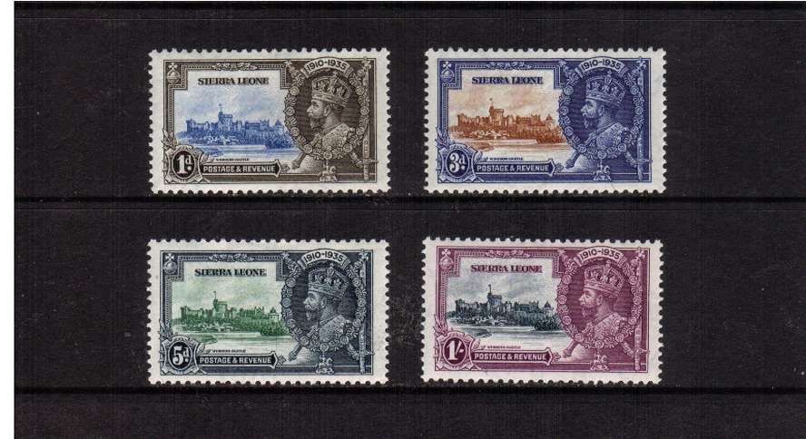 Silver Jubilee set of four superb unmounted mint.<br/><b>SEARCH CODE: 1935JUBILEE</b><br/><b>QQW</b>