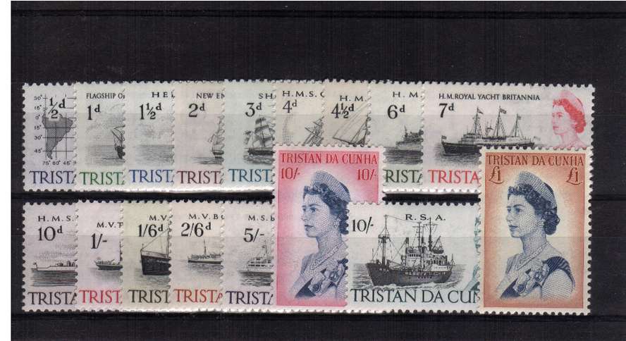 Ships set of seventeen superb unmounted mint.
<br/><b>UEU</b>