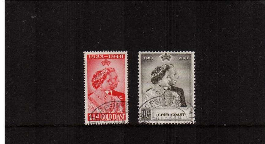 The Royal Silver Wedding set of two superb fine used.<br/><b>SEARCH CODE: 1948RSW</b><br/><b>BBJ</b>